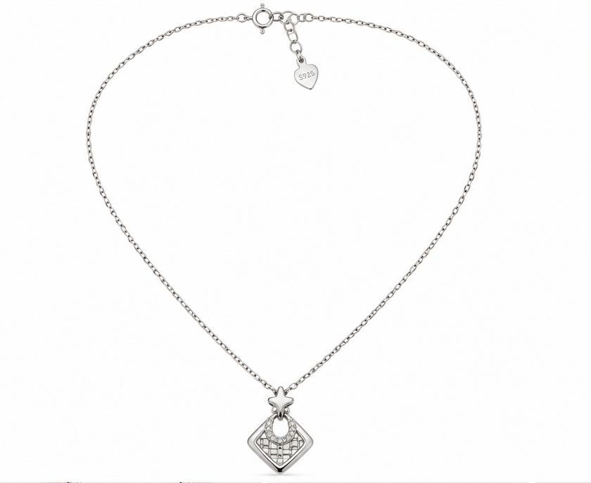 Diamond pendant necklace