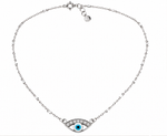 Evil eye necklace
