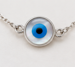 Silver Evil Eye Necklace