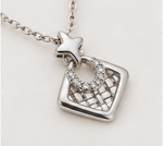 Diamond pendant necklace
