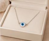 Silver Evil Eye Necklace
