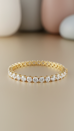18k Gold Diamond Tennis Bracelet