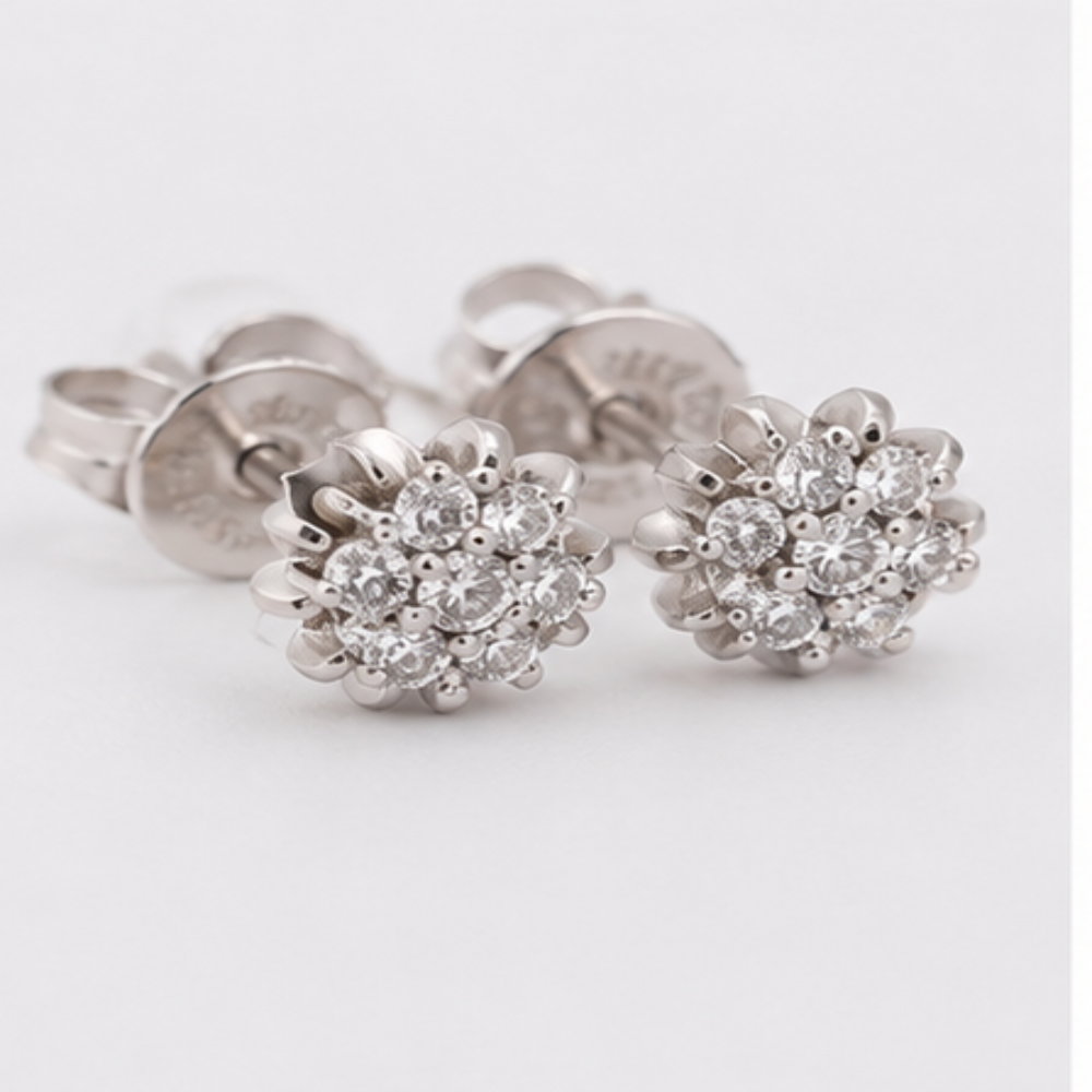 Cluster Stud Earrings • E-commerce Product Sheet